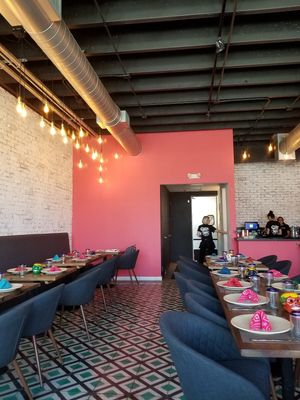 Inside at Charly's Vegan Tacos in Miami