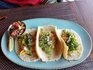 Breakfast Tacos at Charly's Vegan Tacos in Miami