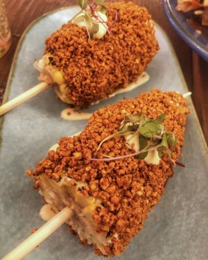 Elote at Charly's Vegan Tacos in Miami
