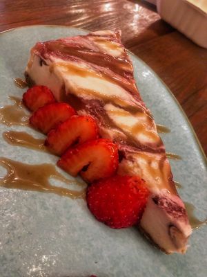 Strawberry Soursop Cheesecake  at Charly's Vegan Tacos in Miami