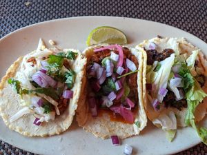 The first taco special at Charly's Vegan Tacos in Miami