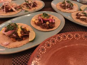 Tacos at Charly's Vegan Tacos in Miami