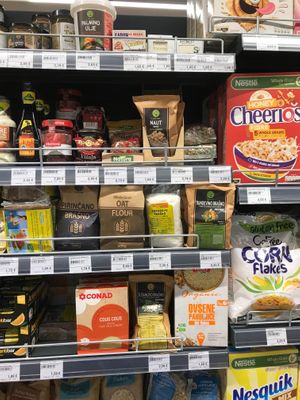 Grains and cereals at Shopping Centre Kamelija in Kotor