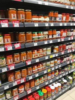 Sauces at Shopping Centre Kamelija in Kotor