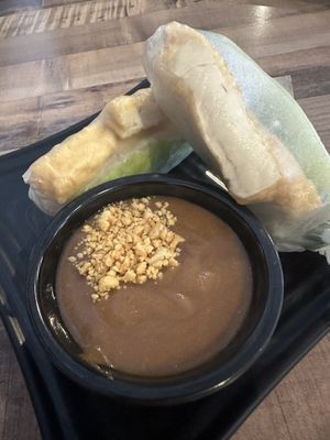 Fresh summer rolls w tofu  at Pho Van in Pittsburgh