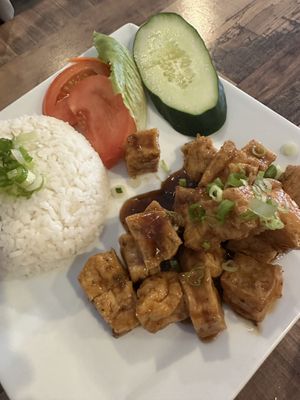 Lemon grass tofu   at Pho Van in Pittsburgh