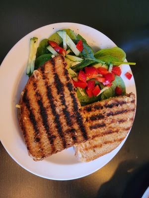 Vegan grilled cheese - 10/10 at The Herb Garden in Buxton