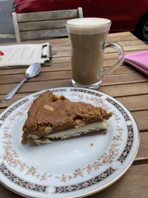 Marzipan cake  at The Herb Garden in Buxton