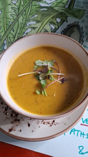 Daily soup at The Grove Veggie Kitchen in Limerick