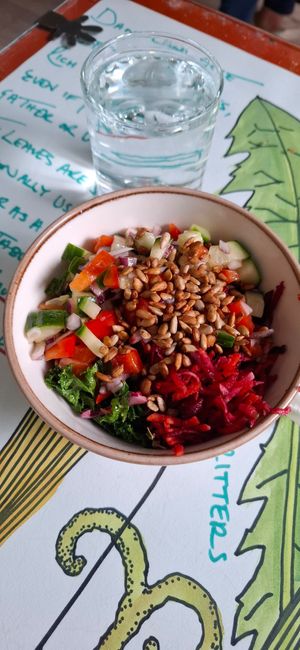 Small salad bowl at The Grove Veggie Kitchen in Limerick