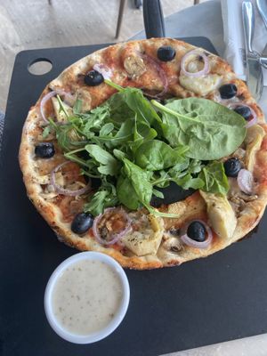 Leggera vegan giardiniera  at Pizza Express in Newark