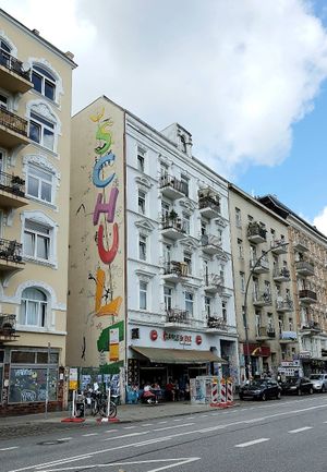 Exterior of location - street view at Apple & Eve in Hamburg