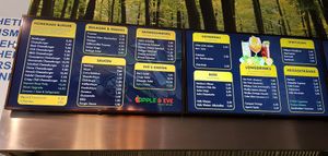 Menu at Apple & Eve in Hamburg