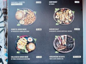 menu at Apple & Eve in Hamburg