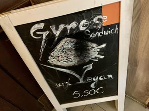 sign at Apple & Eve in Hamburg