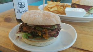 Burger at Apple & Eve in Hamburg