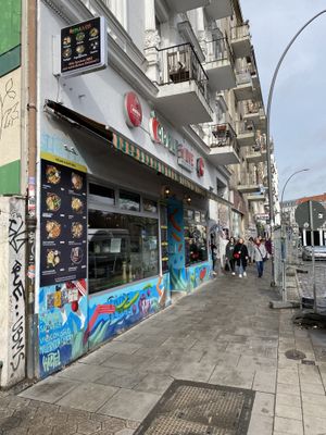 Outside  at Apple & Eve in Hamburg