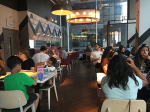 Inside at Pizza Express - Paddington in West London