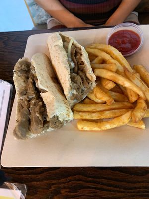 Philly cheese at Vegetarian Restaurant by Hakin in North Miami Beach