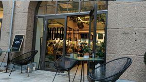 Outside at Nordic Foodprint in Oslo