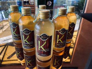 Homebrewed kombucha at The Vegan Table in Phuket