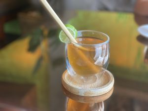 Ginger & Turmeric Kombucha at The Vegan Table in Phuket