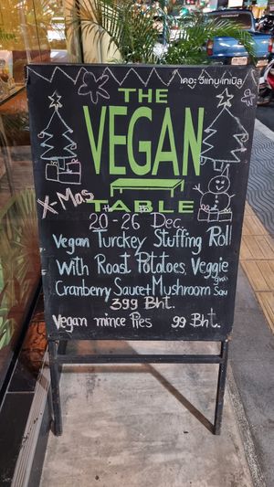 Christmas Menu at The Vegan Table in Phuket