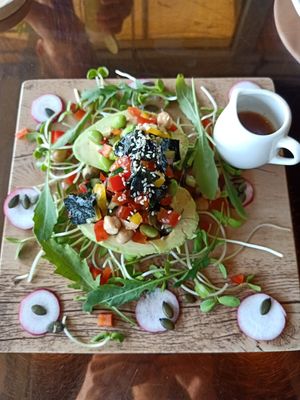 Fresh and varied ingredients at The Vegan Table in Phuket