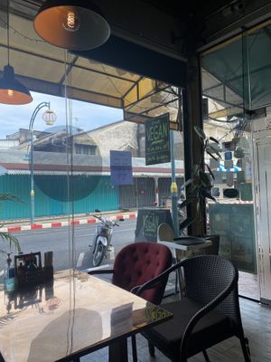 From inside  #Veganuary at The Vegan Table in Phuket