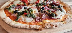 Mediterranean Pizza at The Vegan Table in Phuket