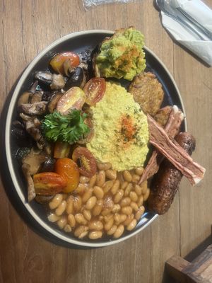 vegan english breakfast   at The Vegan Table in Phuket