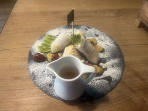 vegan pancakes  at The Vegan Table in Phuket