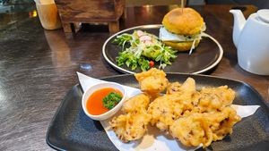 Cauliflower wings at The Vegan Table in Phuket