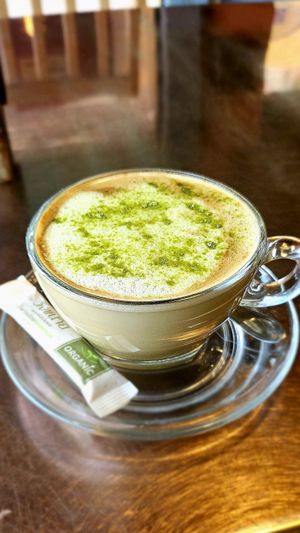 Matcha Latte at The Vegan Table in Phuket