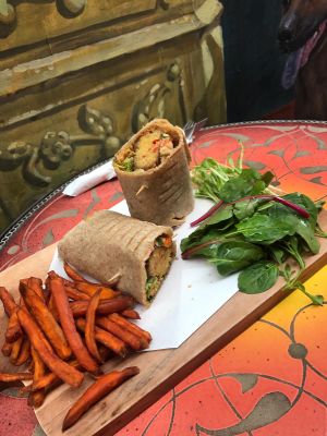 The Falafel Wrap at The Vegan Table in Phuket