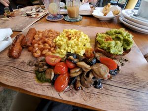 English breakfast at The Vegan Table in Phuket