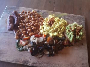 English breakfast at The Vegan Table in Phuket