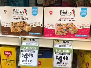 Plant-based rice crispy treats  at Sprouts Farmers Market in Nashville