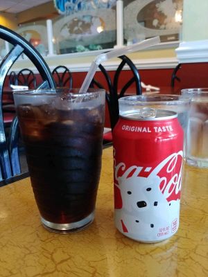 Coke drink at Asian Grill in Springfield
