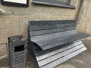 Recycled branch  at All True East in Kyiv