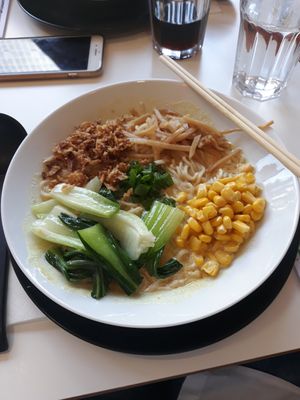Vegan ramen option at Kokoro Ramen Bar in Lisbon