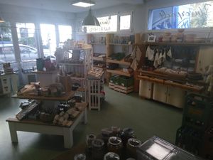 View from back towards front of the shop at Unverpackt in Darmstadt