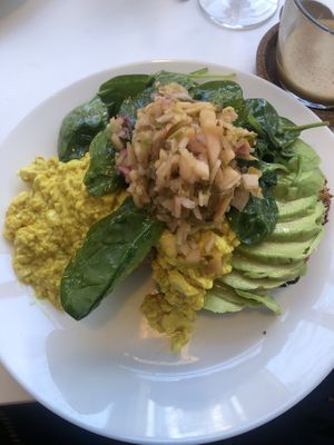 Vegan Garden brekkie  at Zest Cafe & Bar in Ramsgate