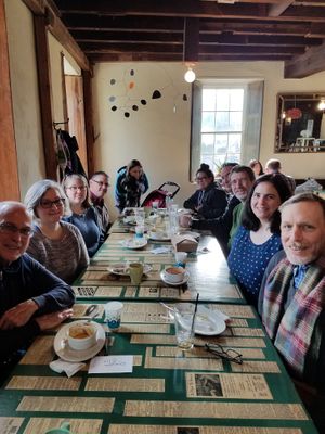 NJveg restaurant meetup, The Moth Coffeehouse, Allentown NJ, 2/2019 at NJveg in Pemberton
