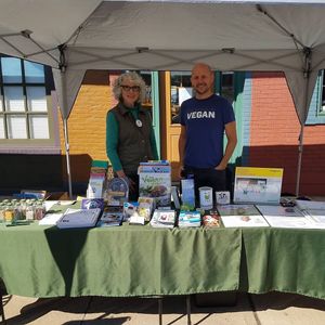 Educational Outreach at the Hightstown Harvest Fest, 10/2019 at NJveg in Pemberton