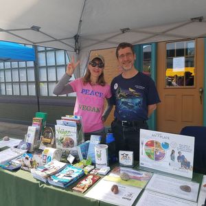 Educational Outreach at the Hightstown Harvest Fest, 10/2019 at NJveg in Pemberton