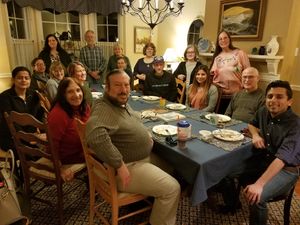 Thanksgiving Potluck at Arnie's in Raritan Township (Flemington area), 11/2019 at NJveg in Pemberton