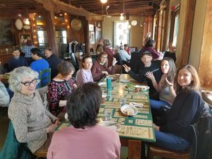 Annual meeting, vegan buffet, and fundraiser for Skylands Sanctuary at The Moth Coffeehouse, Allentown NJ, 3/1/2020 at NJveg in Pemberton