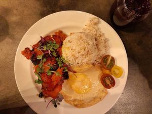 Vegan Filipino cuisine at Nick's on Grand in South San Francisco