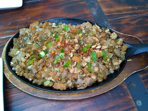 Sisig at Nick's on Grand in South San Francisco